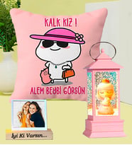 Kişiye Özel Siyah Deri Ajanda Defter & Küçük Prens Biblolu Notluk