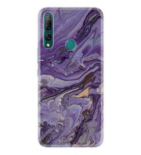 Kılıfland Huawei Y9 Prime 2019 Kılıf Silikon Resimli Kapak Abstract Purple Stok 1070