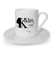BK Gift Kişiye Özel Kadınlar Günü Temalı Türk Kahvesi Fincanı  1