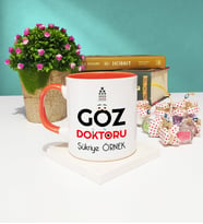 Göz Doktoru Kupa Bardak Turuncu