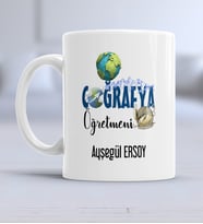 Coğrafya Öğretmeni Kupa Bardak