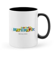 BK Gift Kişiye Özel Matematik Öğretmeni Siyah Kupa Bardak  2