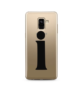 Samsung A8 Plus Harf Tasarımlı Telefon Kılıfı İ-Harfi 