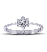 Lova Pırlanta Papatya Yüzük - 1020245