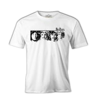The Beatles 4 Beyaz Erkek Tshirt