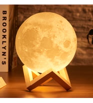 3D Dekoratif  Ay Lamba Özel Hediye Gece Lambası (13cm)