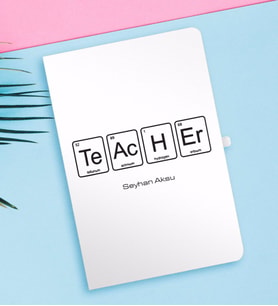 BK Gift Kişiye Özel Öğretmen Beyaz Defter-3