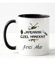 Jandarma Özel Hareket Kupa Bardağı Siyah