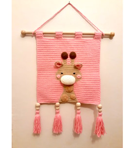 Amigurumi Zürafa Pano (Pembe)