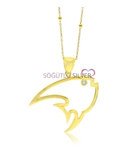 Söğütlü Silver Balık Kolye