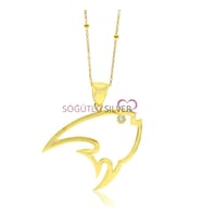 Söğütlü Silver Balık Kolye