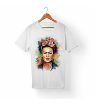 Frida Kahlo Beyaz Tişört