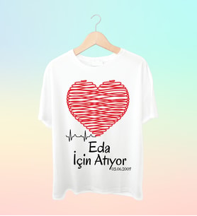 Kişiye Özel Baskılı Tshirt