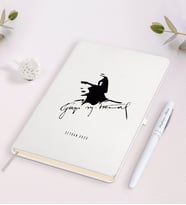 BK Gift Kişiye Özel Atatürk Temalı Beyaz Defter ve Kalem Hediye Seti-27