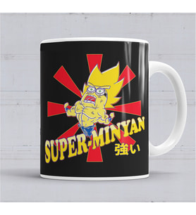 Süper Minion Minyan Kupa Bardak Porselen