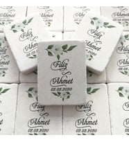 Doğal Taş Magnet *Nişan - Kına - Nikah - Düğün* Hediyelikleri 30 Adet
