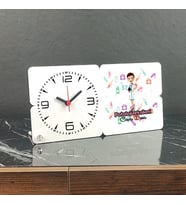 Patoloji Teknikeri Ahşap Masa Saati 001