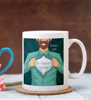 BK Gift Kişiye Özel Babalar Günü Temalı Beyaz Kupa Bardak 18242 B
