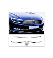 VW PASSAT B8 Krom  Ön Panjur+ Far Üzeri Çıta 3 prç. 2015-2019 Arası P.ÇELİK