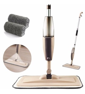 Pazariz Microfiber Bezli Deterjan Hazneli Sprey Mop Bej