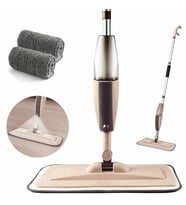 Pazariz Microfiber Bezli Deterjan Hazneli Sprey Mop Bej