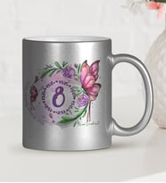 BK Gift Kişiye Özel Dünya Kadınlar Günü Temalı Gümüş Kupa Bardak  39
