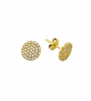 Küpe Oval 1,52 Gram 14 Ayar Altın