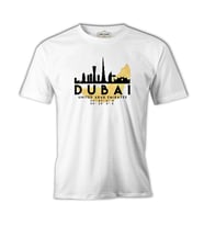 Dubai - City Beyaz Erkek Tshirt