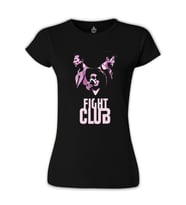 Fight Club - Smoky Siyah Bayan Tshirt