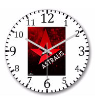 Csgo  Astralis  Duvar Saati Bombeli Gercek Cam