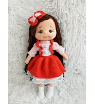Amigurumi organik oyuncak bebek
