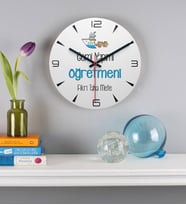 Gemi Yapımı Öğretmeni Duvar Saati
