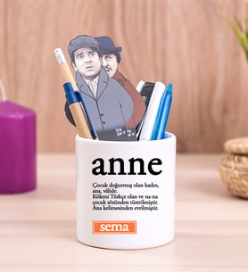 Anne Kelime Anlamı Seramik Kalemlik