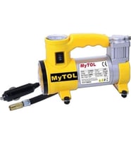 Mytol Araba Oto Araç Lastik Şişirme Pompası Metal Gövde (Sarı)