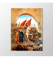 Arty Tablo Fatih'in İstanbul'a Girişi Tablo (Karışık)