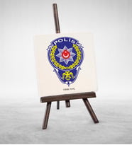 BK Gift Kişiye Özel Mesleki Polis Şovaleli Doğal Taş  2