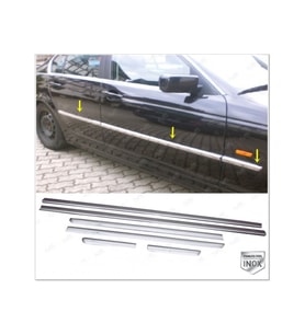 BMW E-46 Krom Yan Kapı Çıtası 6 prç. 1998-2005 arası Paslanmaz Çelik