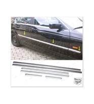 BMW E-46 Krom Yan Kapı Çıtası 6 prç. 1998-2005 arası Paslanmaz Çelik