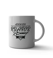 Kuaförlere Özel Kupa Bardak (Çok Renkli)