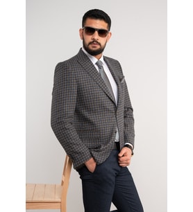 APARTRO EKOSE KLASİK KESİM ERKEK TEK CEKET (Lacivert)
