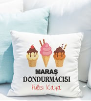 Kişiye Özel Dondurmacı Yastığı