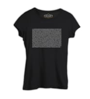 Matematik - Pi 0 Siyah Kadın Tshirt