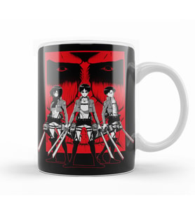 Attack On Titan The Survey Corps Kupa Bardak Porselen