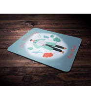Kişiye Özel İlaç Mümessili Tasarımlı Mouse Pad (Mavi)