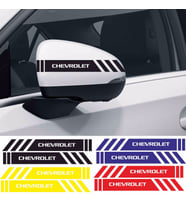 Chevrolet Cruze ayna sticker etiket şerit - spor tuning görünüm 1pakette 4 renk