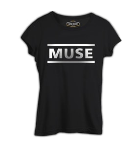 Muse - Logo Siyah Bayan Tshirt