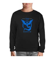 Pokemon Go - Team Mystic Siyah Çocuk Sweatshirt