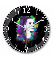 Katy Erry   Duvar Saati Bombeli Gercek Cam