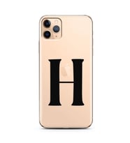 Iphone 11 Pro Harf Tasarımlı Telefon Kılıfı H-Harfi 