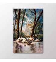 Arty Tablo Ağaçlar Tablo (Karışık)